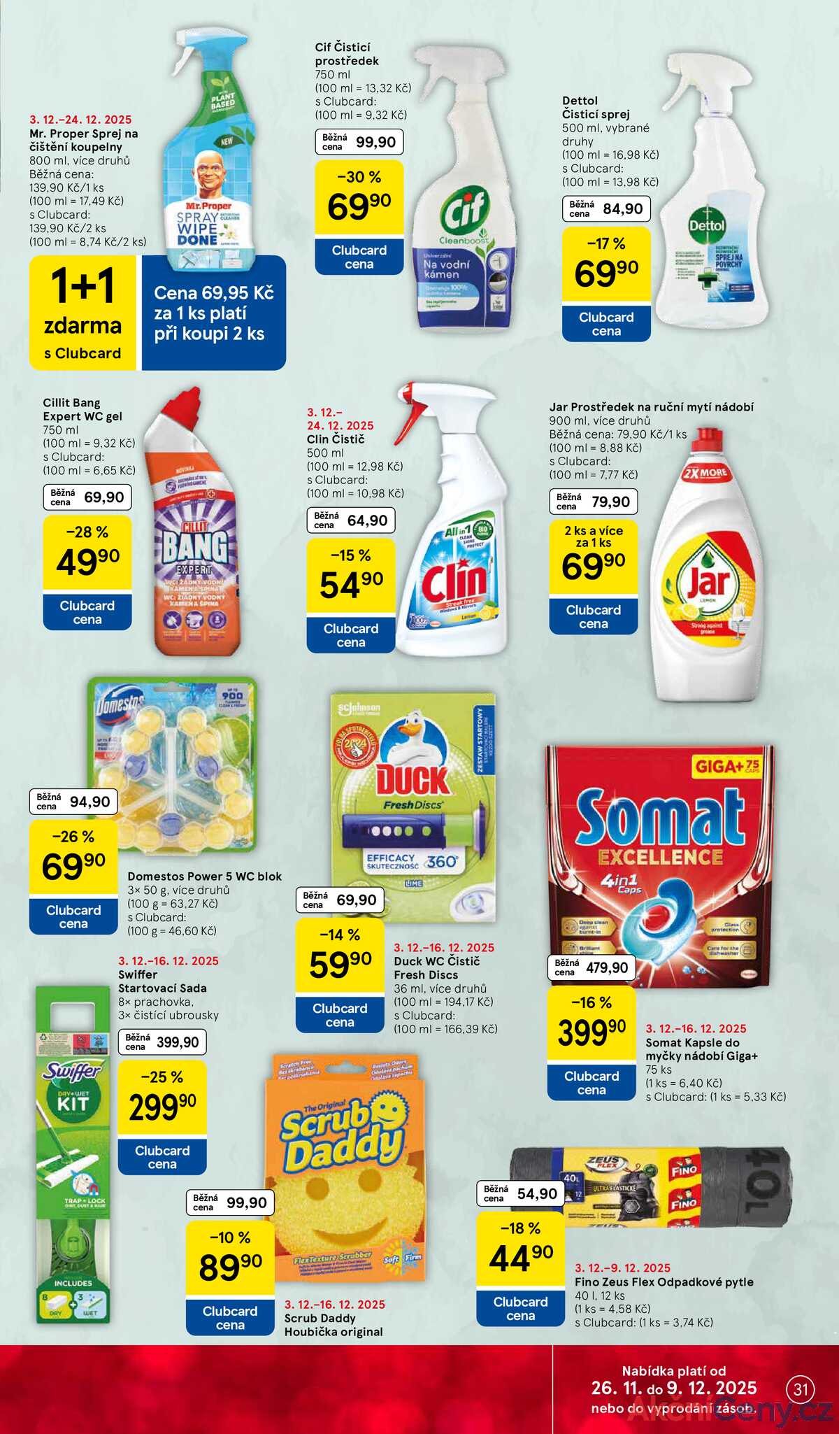 Tesco malé hypermarkety od 3.12. do 9.12.2025 strana 31