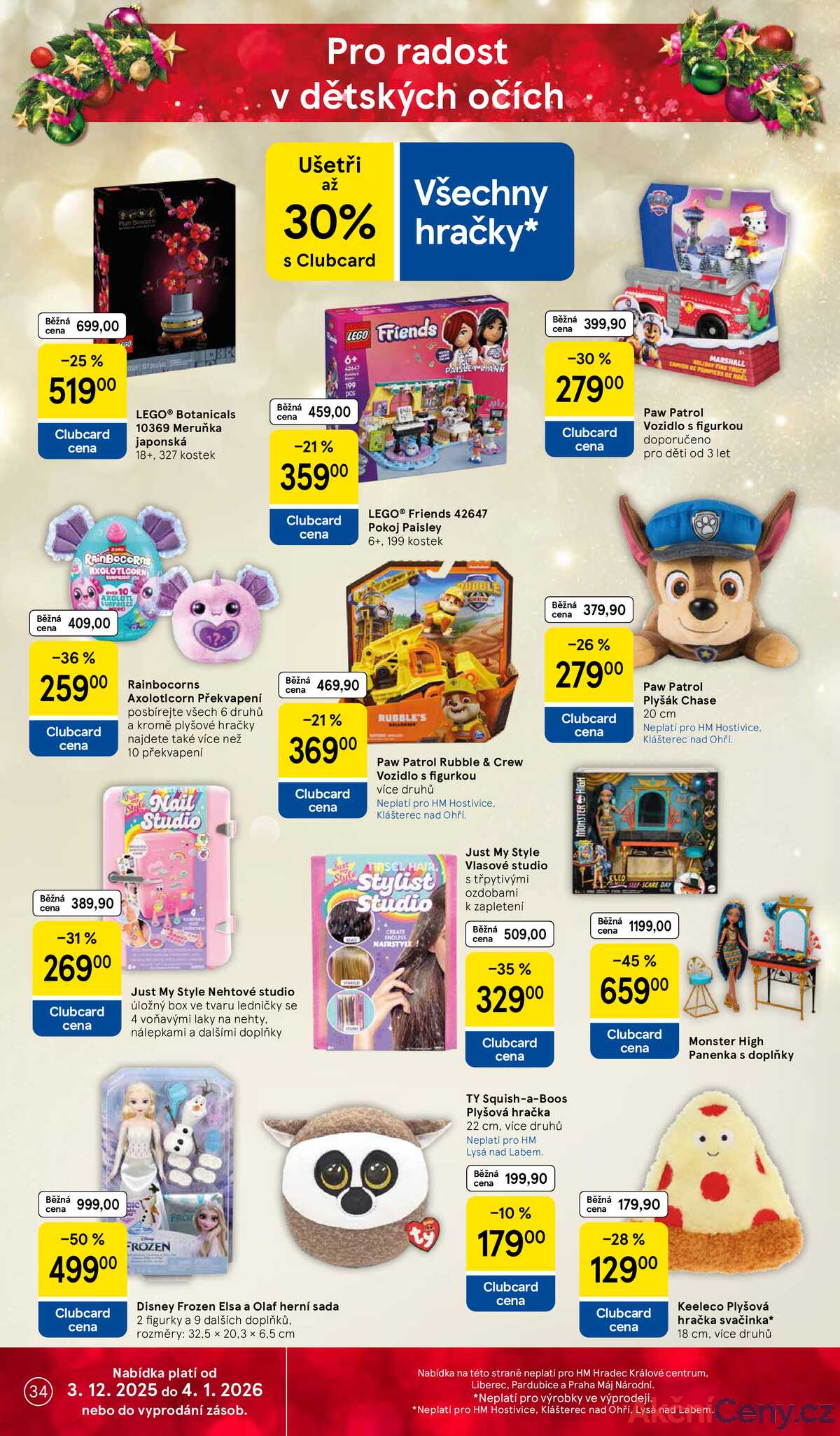 Tesco malé hypermarkety od 3.12. do 9.12.2025 strana 34