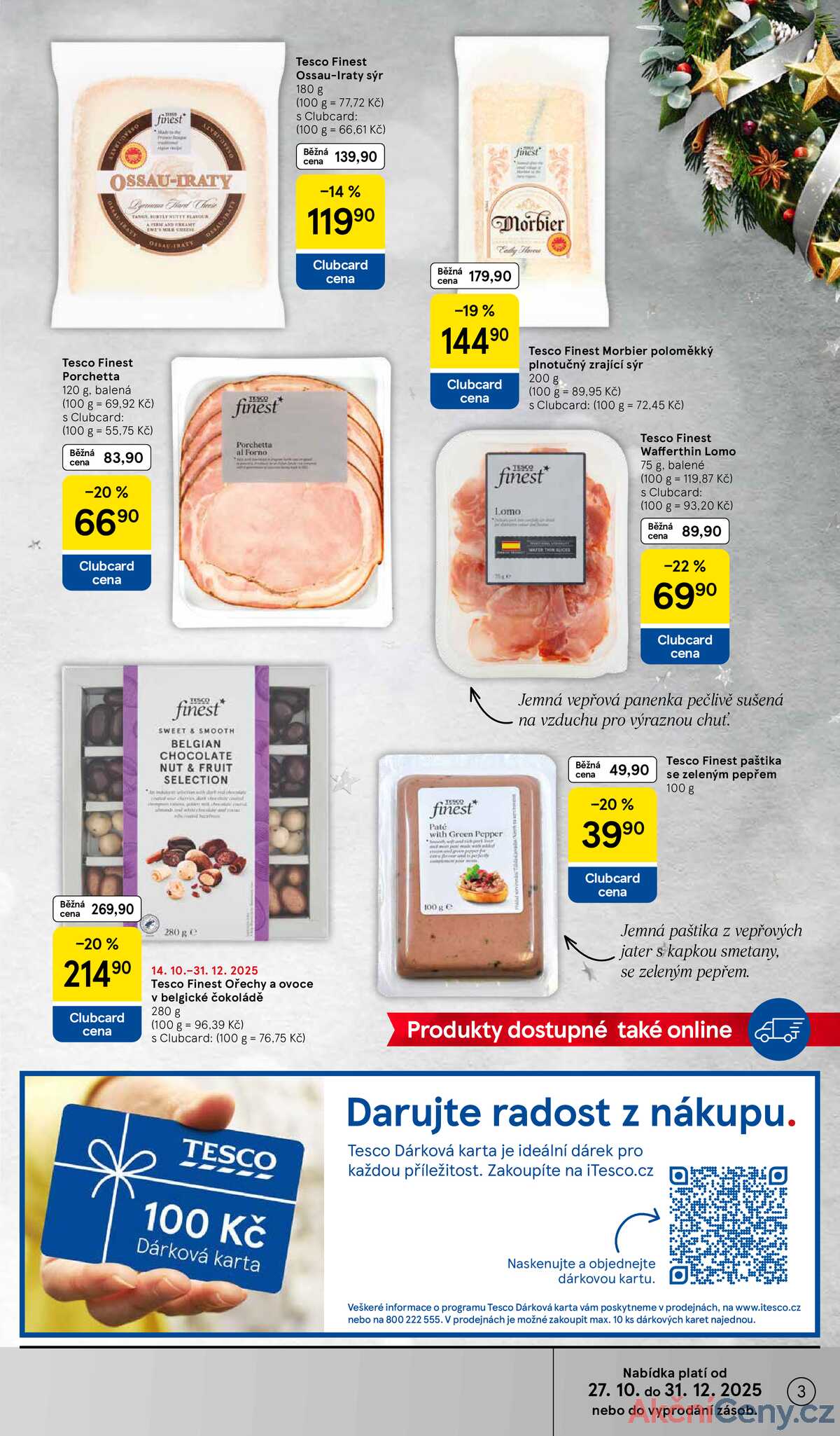 Tesco malé hypermarkety Delikatesy od 1.12. do 31.12.2025 strana 3