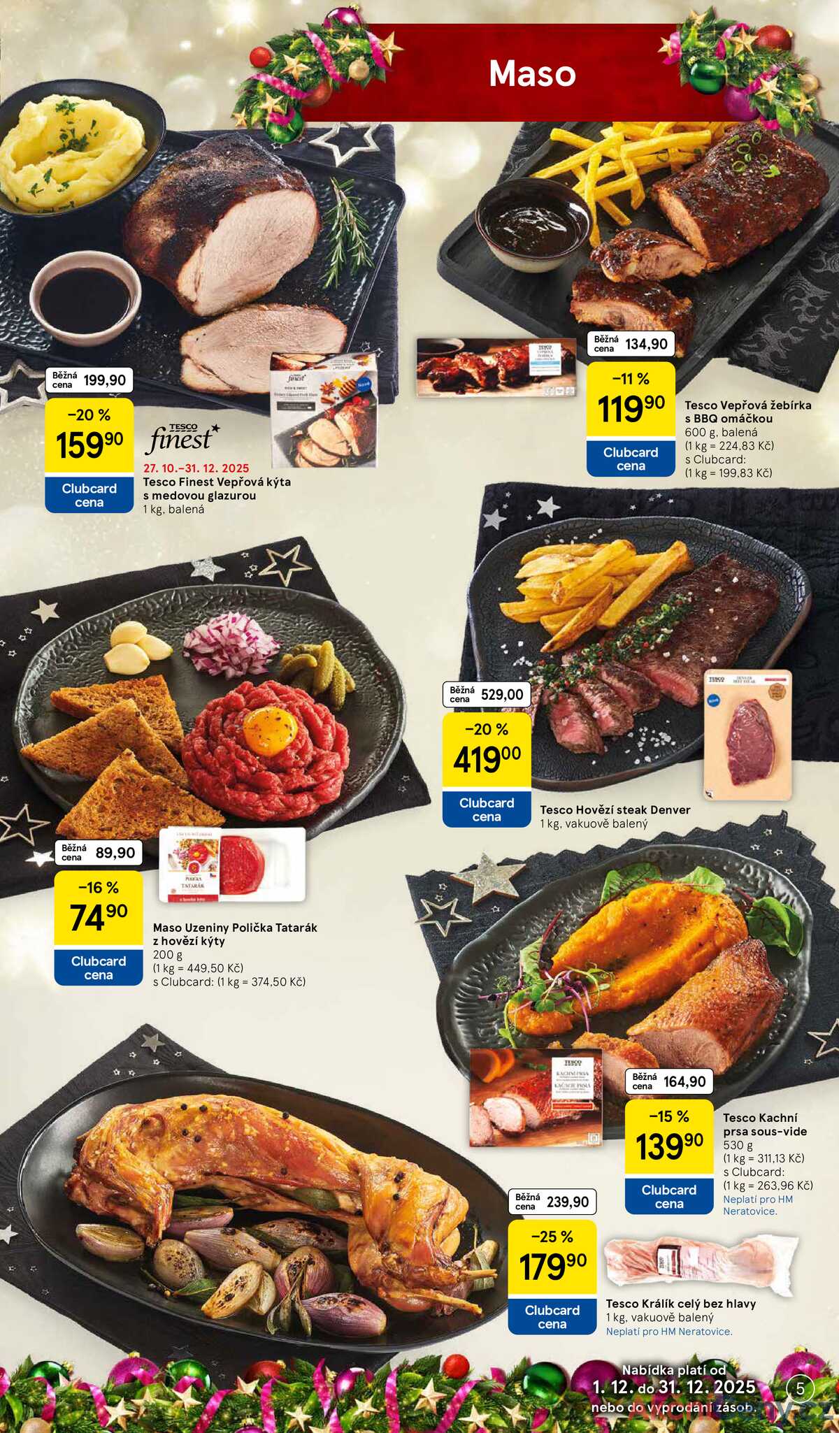Tesco malé hypermarkety Delikatesy od 1.12. do 31.12.2025 strana 5