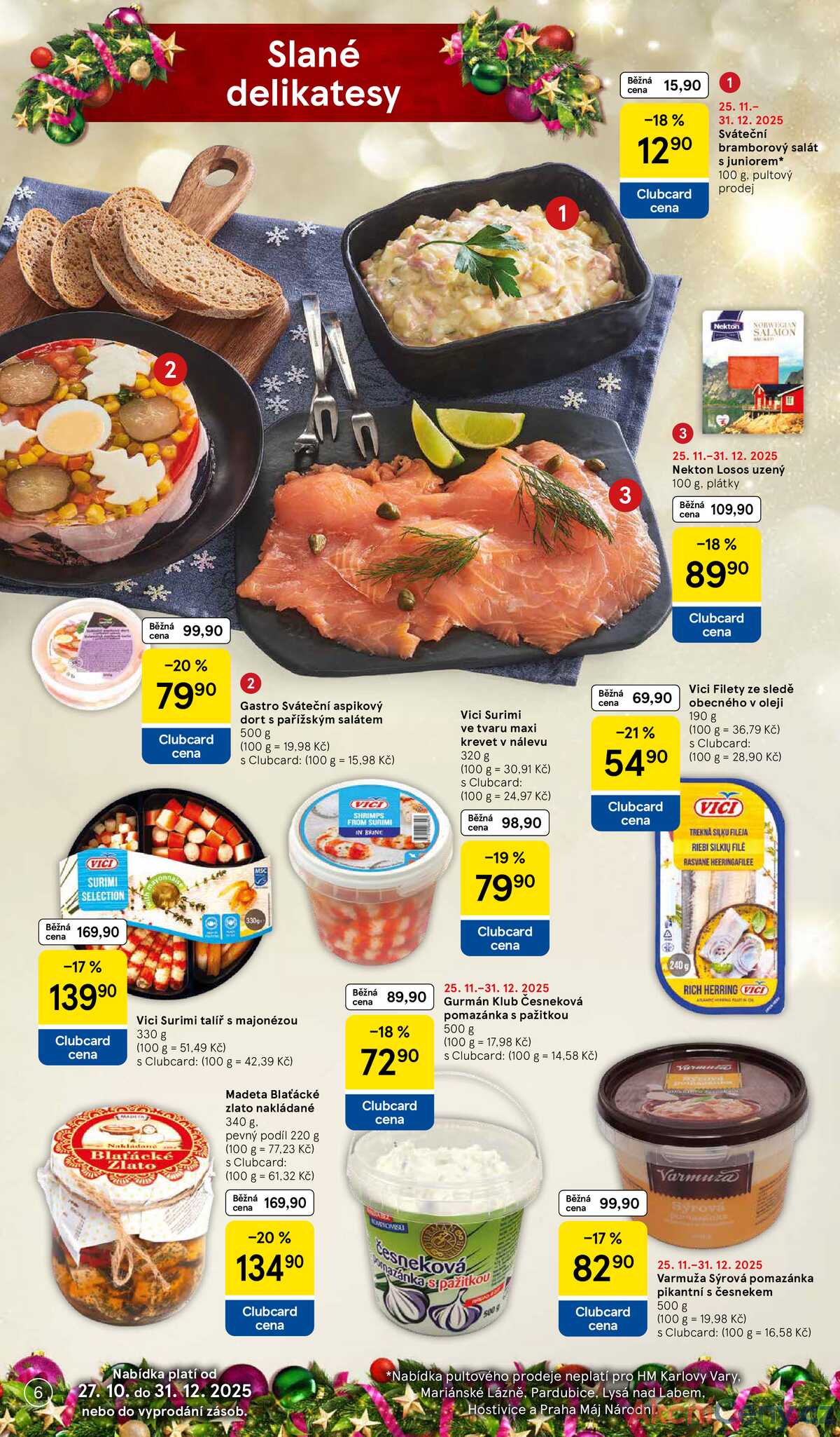 Tesco malé hypermarkety Delikatesy od 1.12. do 31.12.2025 strana 6