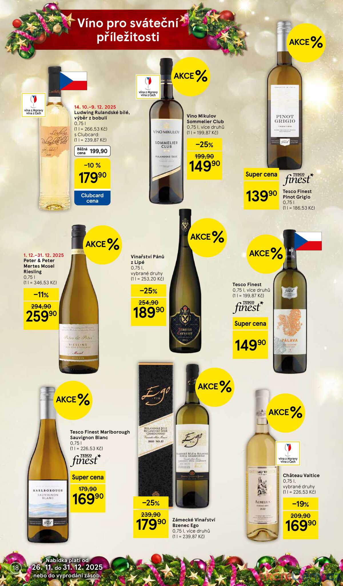Tesco malé hypermarkety Delikatesy od 1.12. do 31.12.2025 strana 18