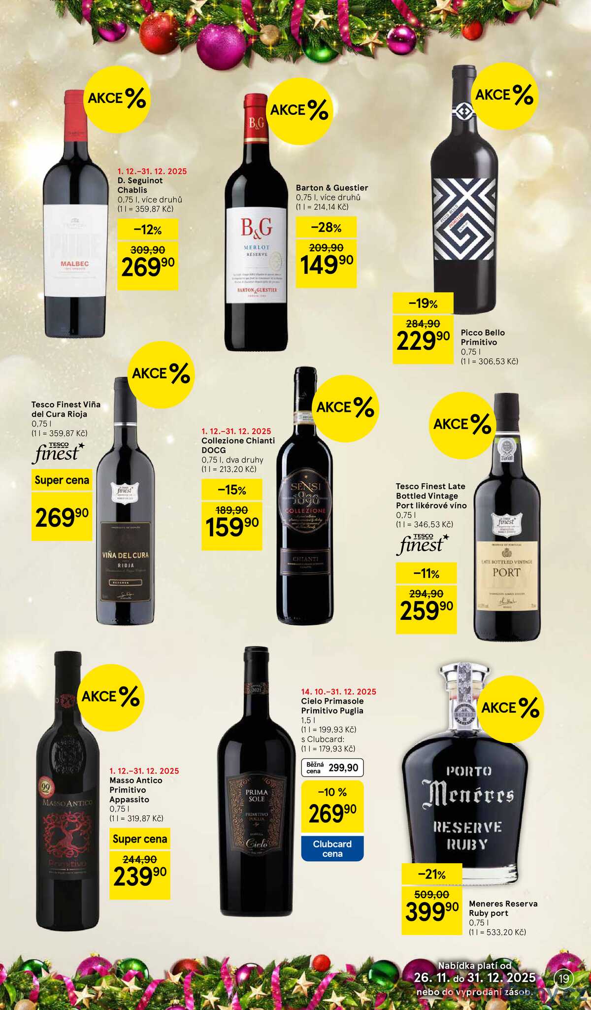 Tesco malé hypermarkety Delikatesy od 1.12. do 31.12.2025 strana 19