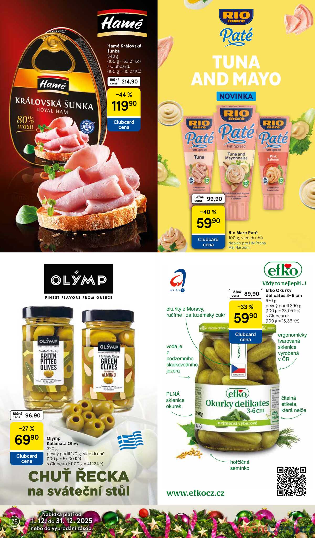 Tesco malé hypermarkety Delikatesy od 1.12. do 31.12.2025 strana 28