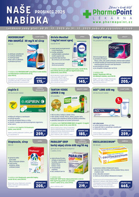 Pharma Point typ A od 1.12. do 31.12.2025