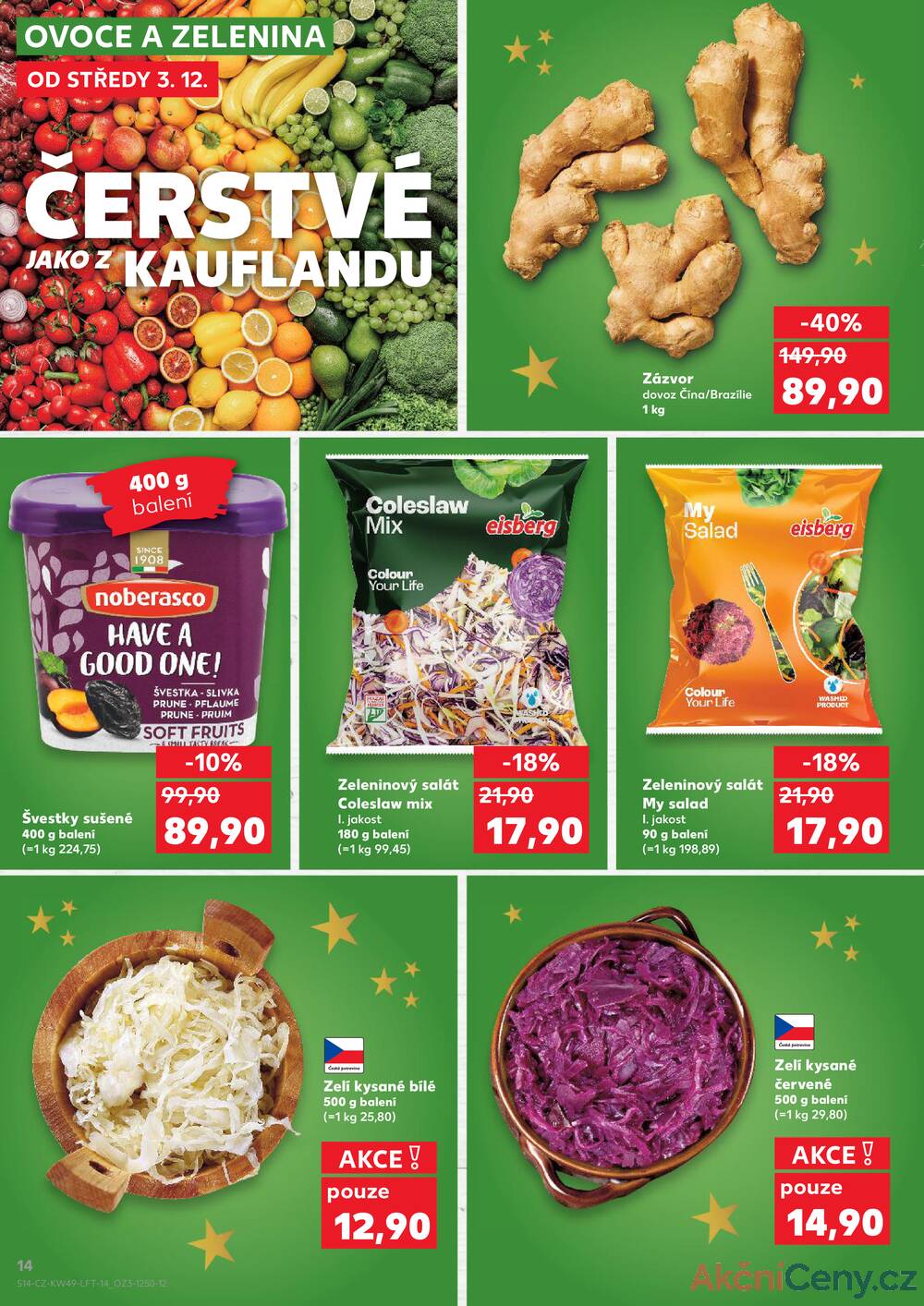 Leták Kaufland - Kaufland 3.12. - 9.12. - Kaufland - Chomutov - Otvice - strana 14