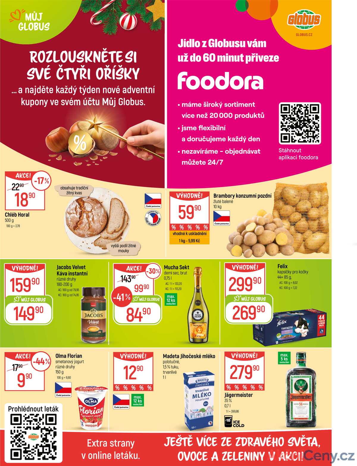 Akční leták Globus 3.12. - 9.12.2025 - Globus Praha - Centrum Černý Most strana 2