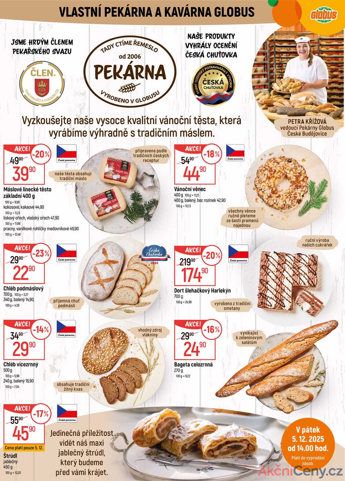 Akční leták Globus 3.12. - 9.12.2025 - Globus České Budějovice strana 6