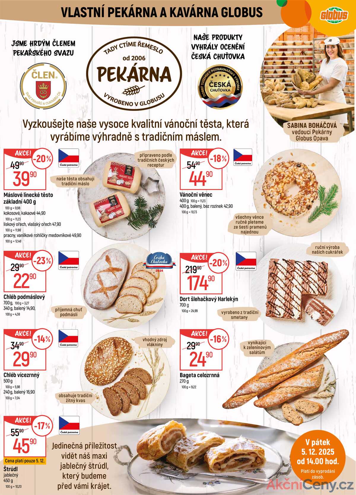 Akční leták Globus 3.12. - 9.12.2025 - Globus Opava strana 6