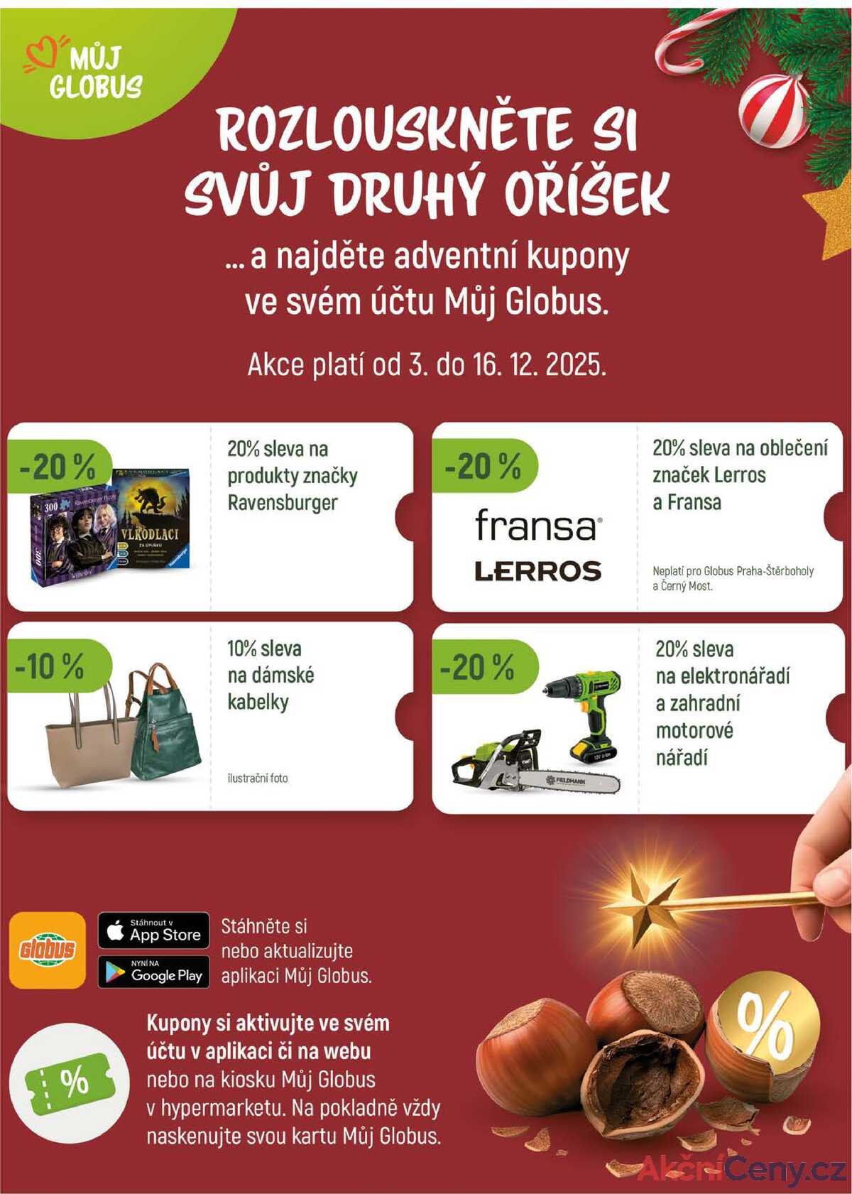 Akční leták Globus 3.12. - 9.12.2025 - Globus Opava strana 47
