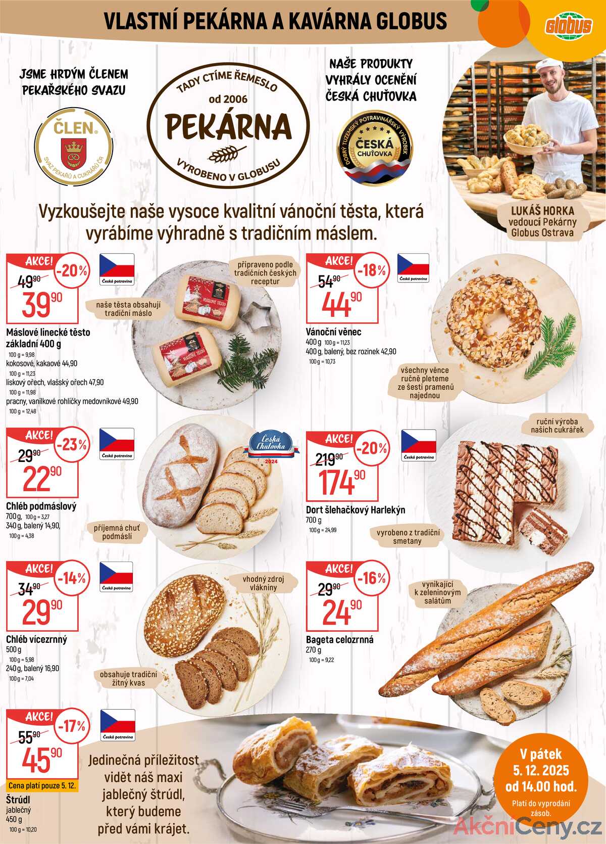 Akční leták Globus 3.12. - 9.12.2025 - Globus Ostrava strana 6