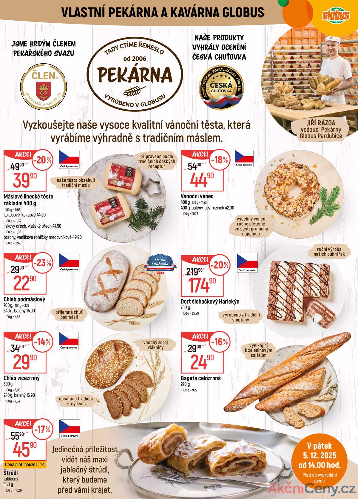 Akční leták Globus 3.12. - 9.12.2025 - Globus Pardubice strana 6