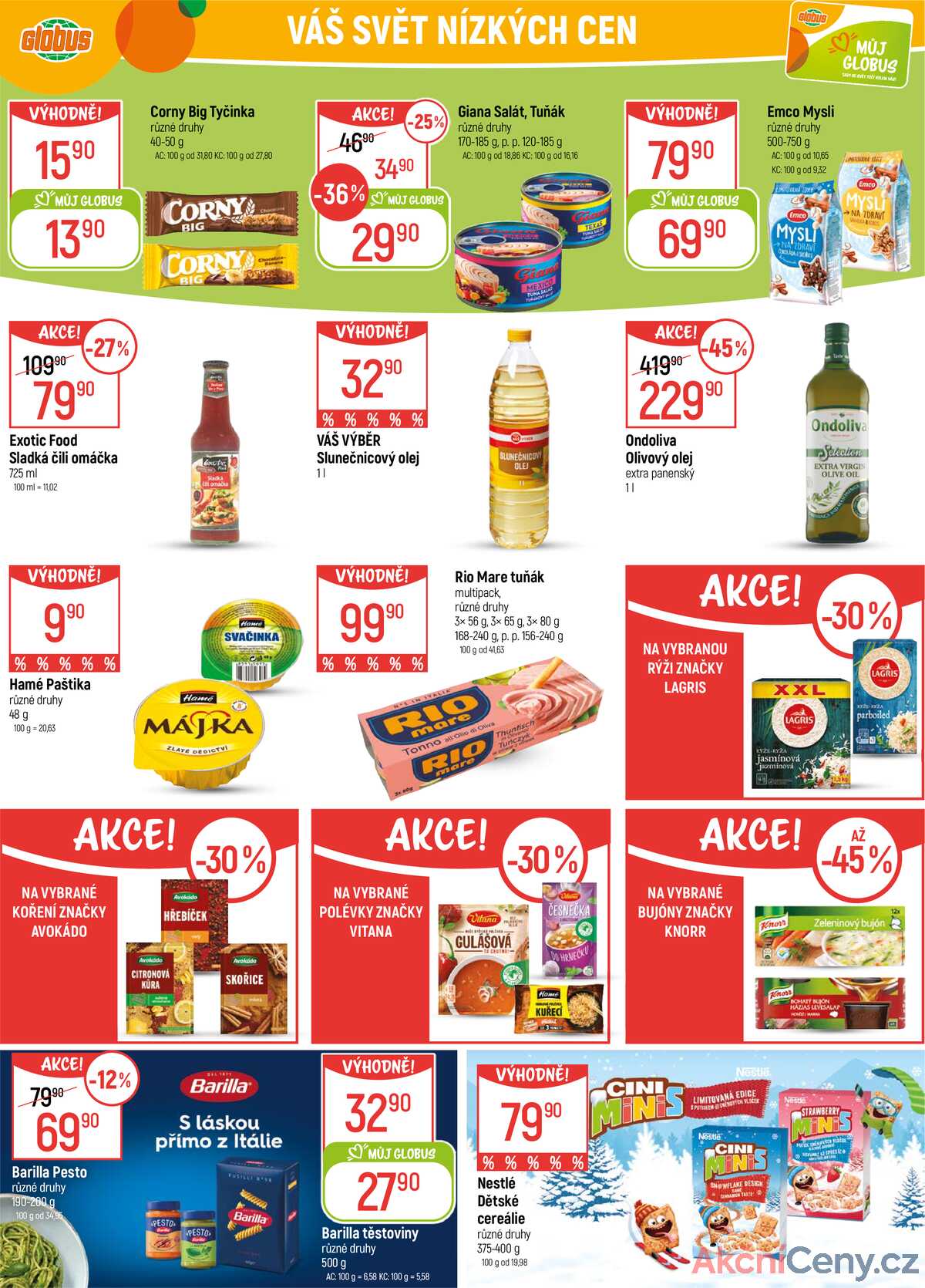 Akční leták Globus 3.12. - 9.12.2025 - Globus Pardubice strana 34