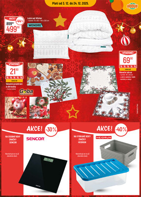 Akční leták Globus 3.12. - 9.12.2025 - Globus Chotíkov u Plzně