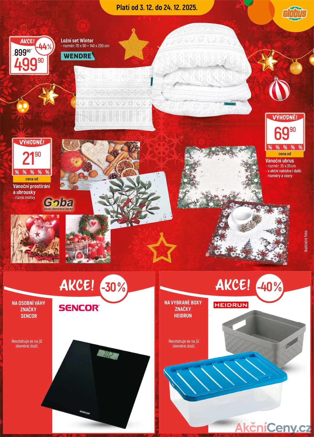 Akční leták Globus 3.12. - 24.12.2025 - Globus Trmice u Ústí nad Labem strana 2