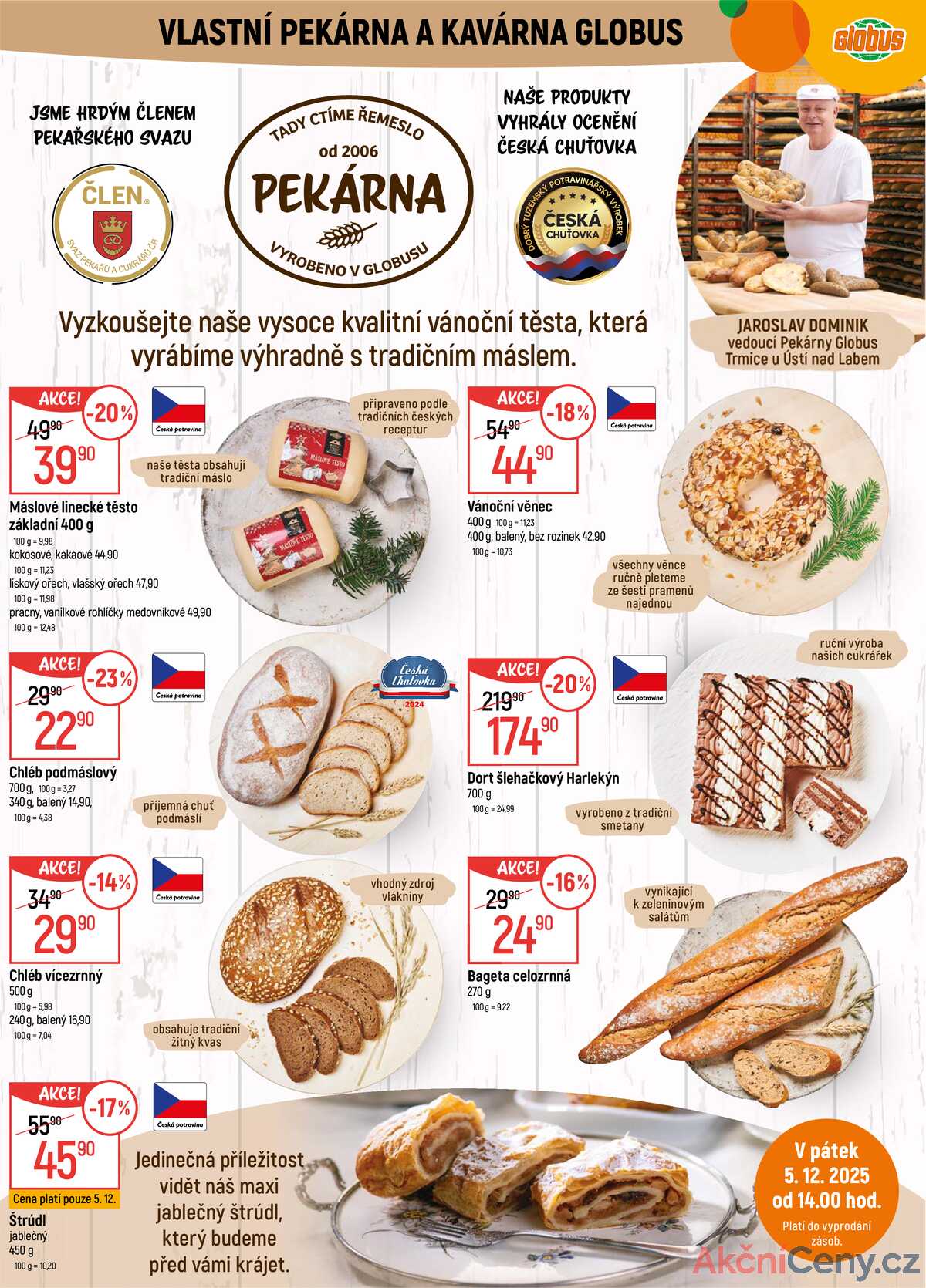 Akční leták Globus 3.12. - 9.12.2025 - Globus Trmice u Ústí nad Labem strana 6