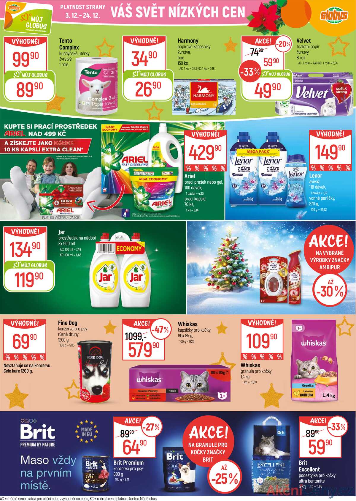 Akční leták Globus 3.12. - 9.12.2025 - Globus Brno Ivanovice strana 42