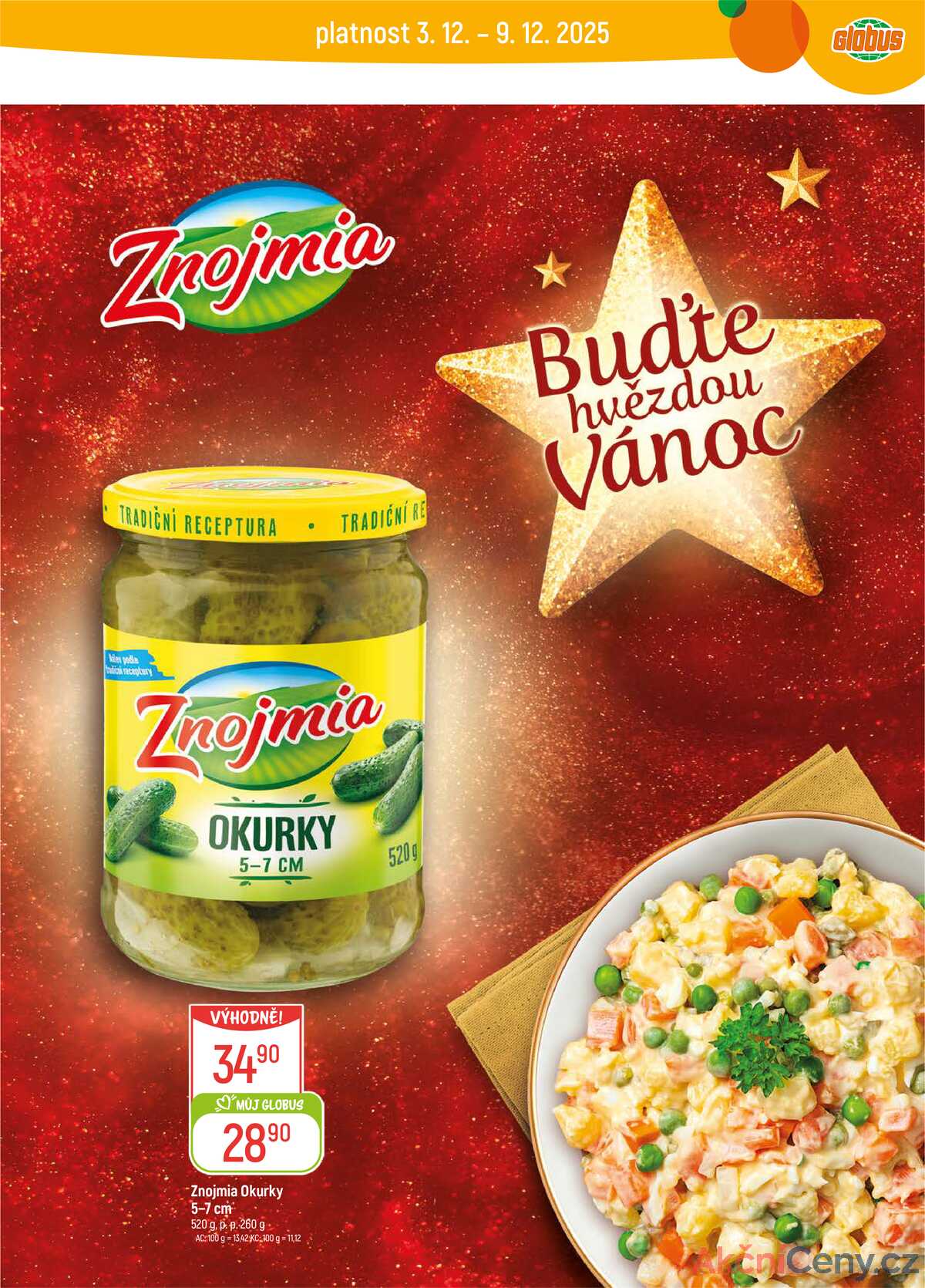 Akční leták Globus 3.12. - 9.12.2025 - Globus Brno Ivanovice strana 4