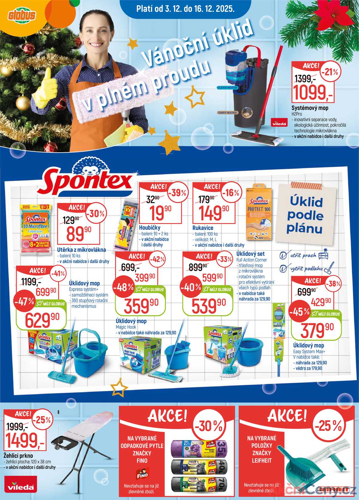 Akční leták Globus 3.12. - 16.12.2025 - Globus Praha - Štěrboholy strana 1