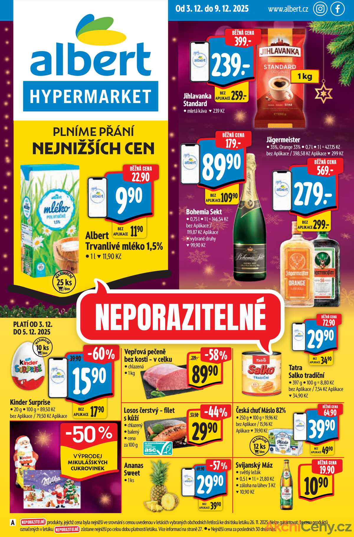 Albert  Hypermarket od 3.12. do 9.12.2025 strana 1