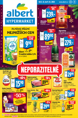 Leták Albert Hypermarket Jihomoravský od 3.12. do 9.12.2025