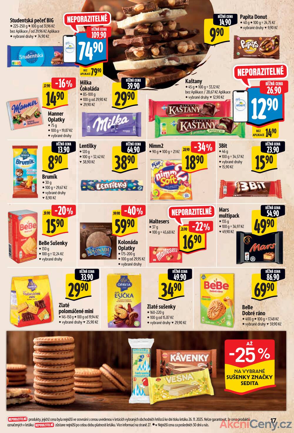 Leták Albert - Albert Hypermarket Jihomoravský od 3.12. do 9.12.2025 - strana 26 Leták Albert - Albert Hypermarket Jihomoravský od 3.12. do 9.12.2025 - strana 26