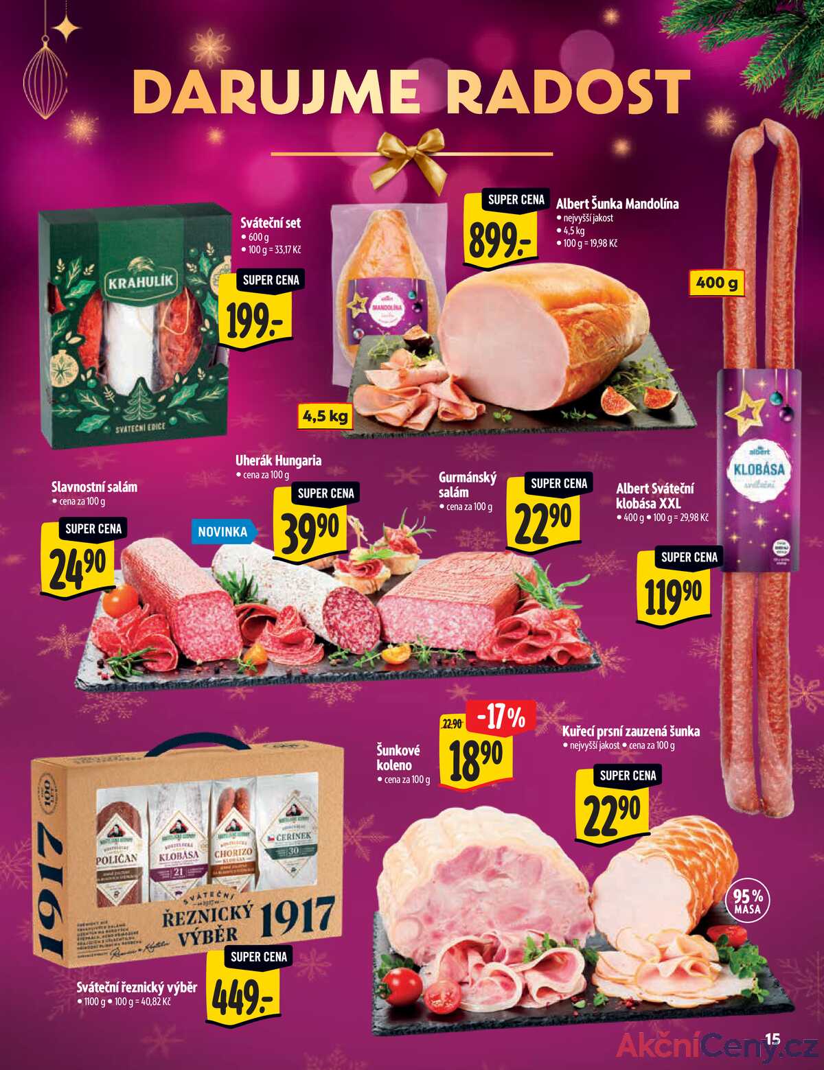 Albert  Hypermarket katalog Deli od 3.12. do 31.12.2025 strana 15