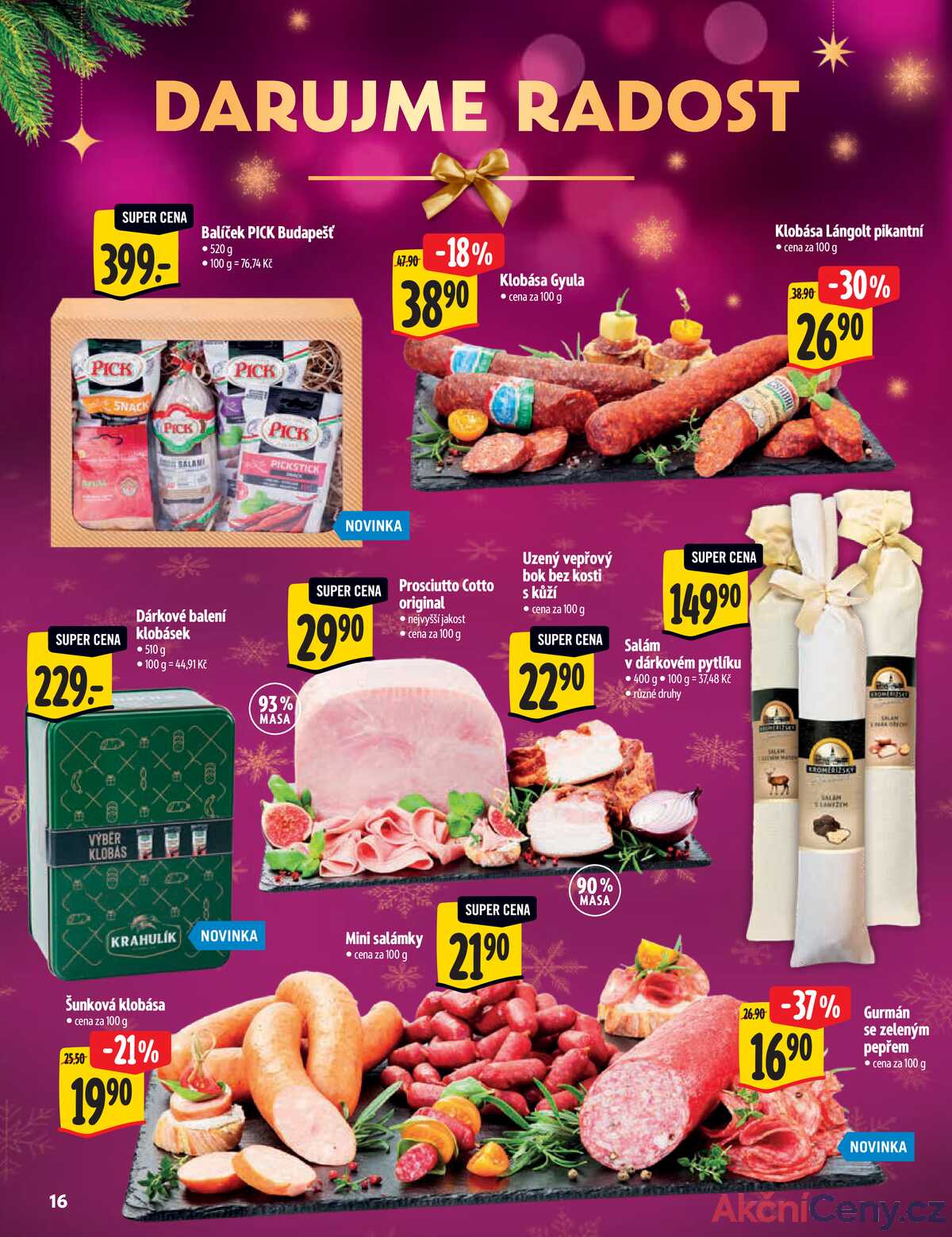 Albert  Hypermarket katalog Deli od 3.12. do 31.12.2025 strana 16