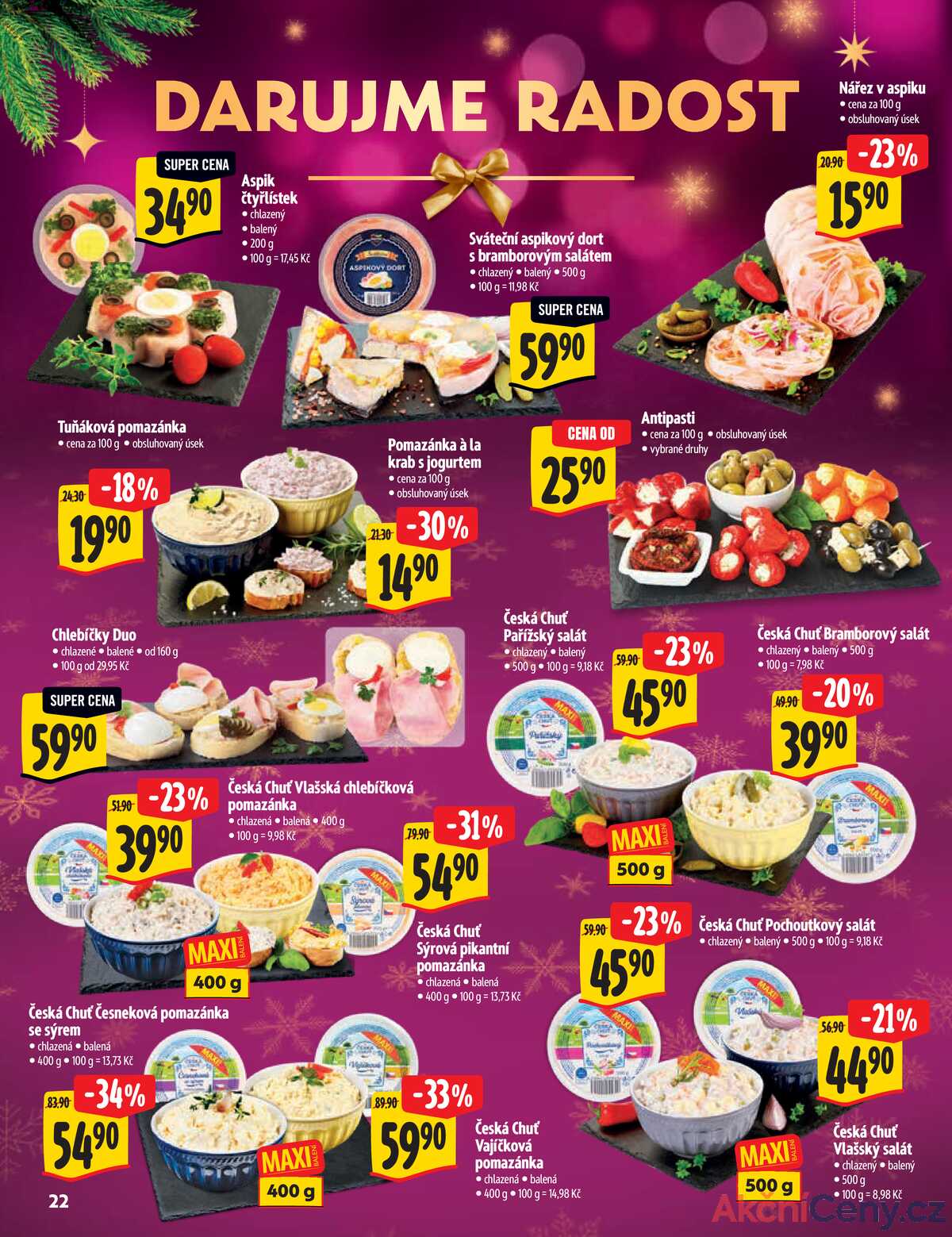 Albert  Hypermarket katalog Deli od 3.12. do 31.12.2025 strana 22