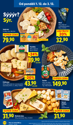 Lidl od 1.12. do 7.12.2025