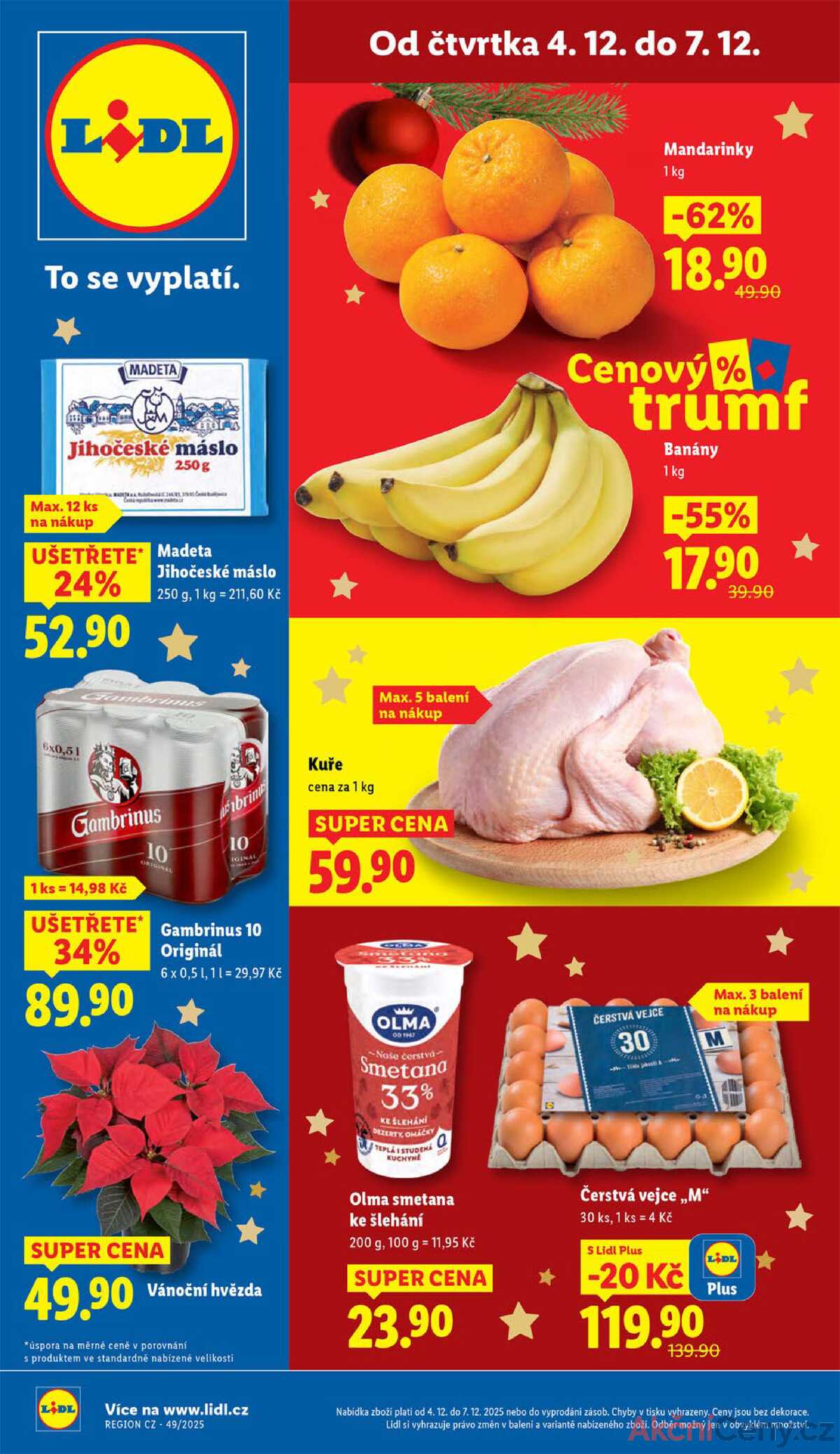 Lidl Čtvrtek od 4.12. do 7.12.2025 strana 1