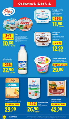 Lidl Čtvrtek od 4.12. do 7.12.2025