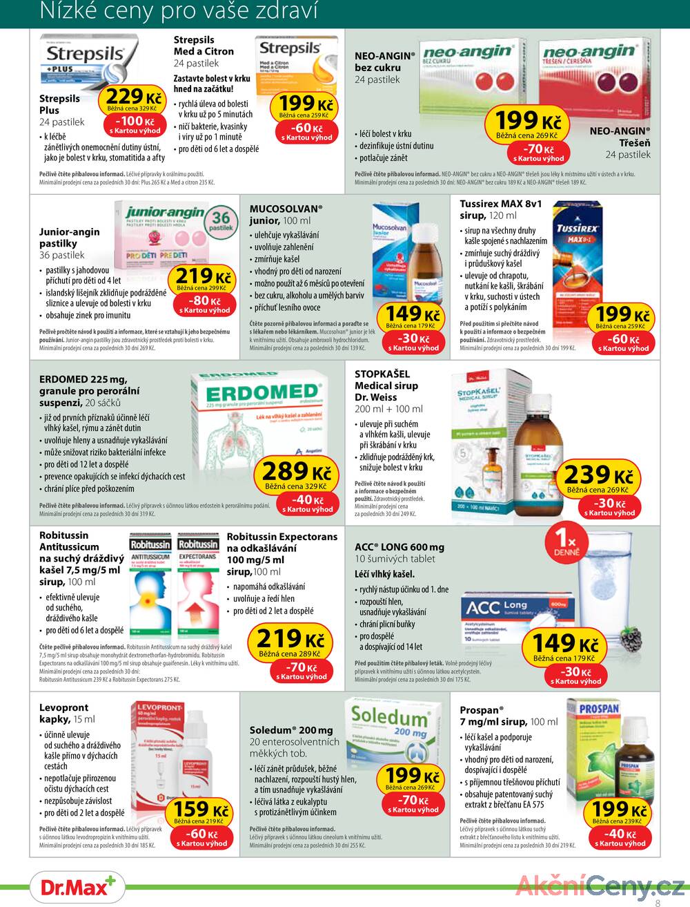 Leták Dr.Max - Dr.Max od 1.12. do 31.12.2025 - strana 8