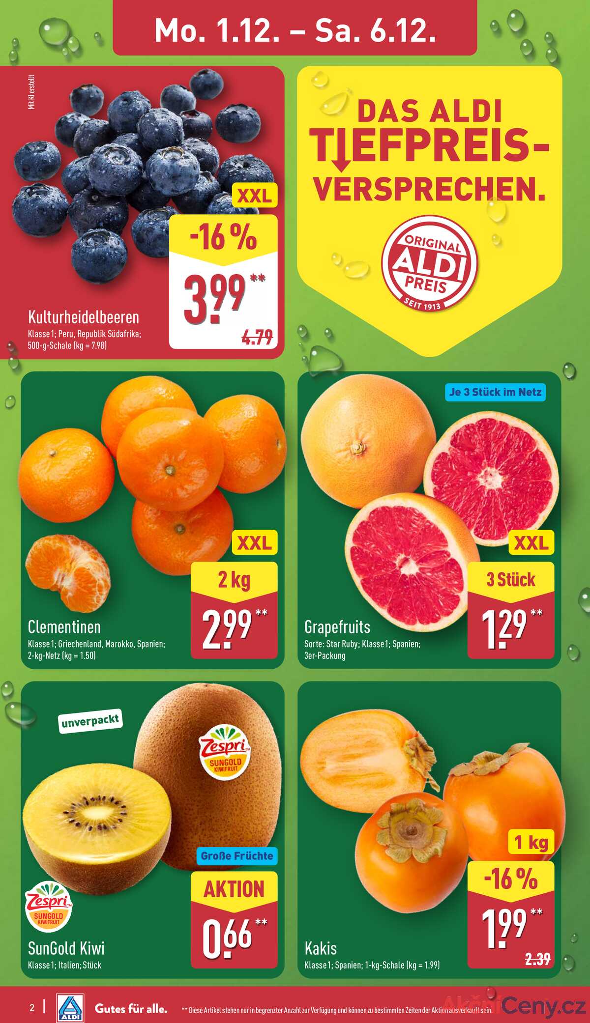 Leták ALDI Německo 1.12.-7.12.2025 strana 2