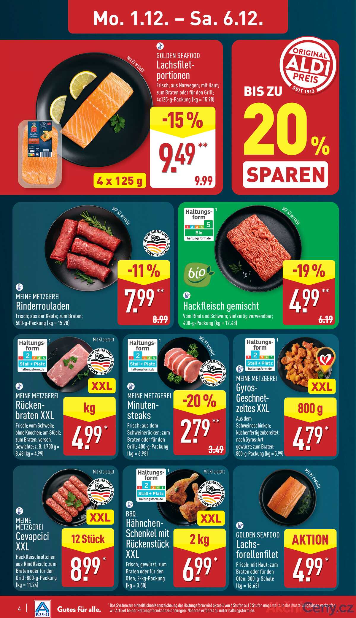 Leták ALDI Německo 1.12.-7.12.2025 strana 4