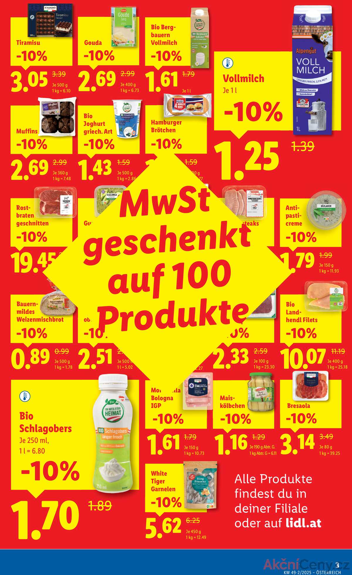 Leták Lidl Rakousko 4.12.-10.12.2025 strana 3