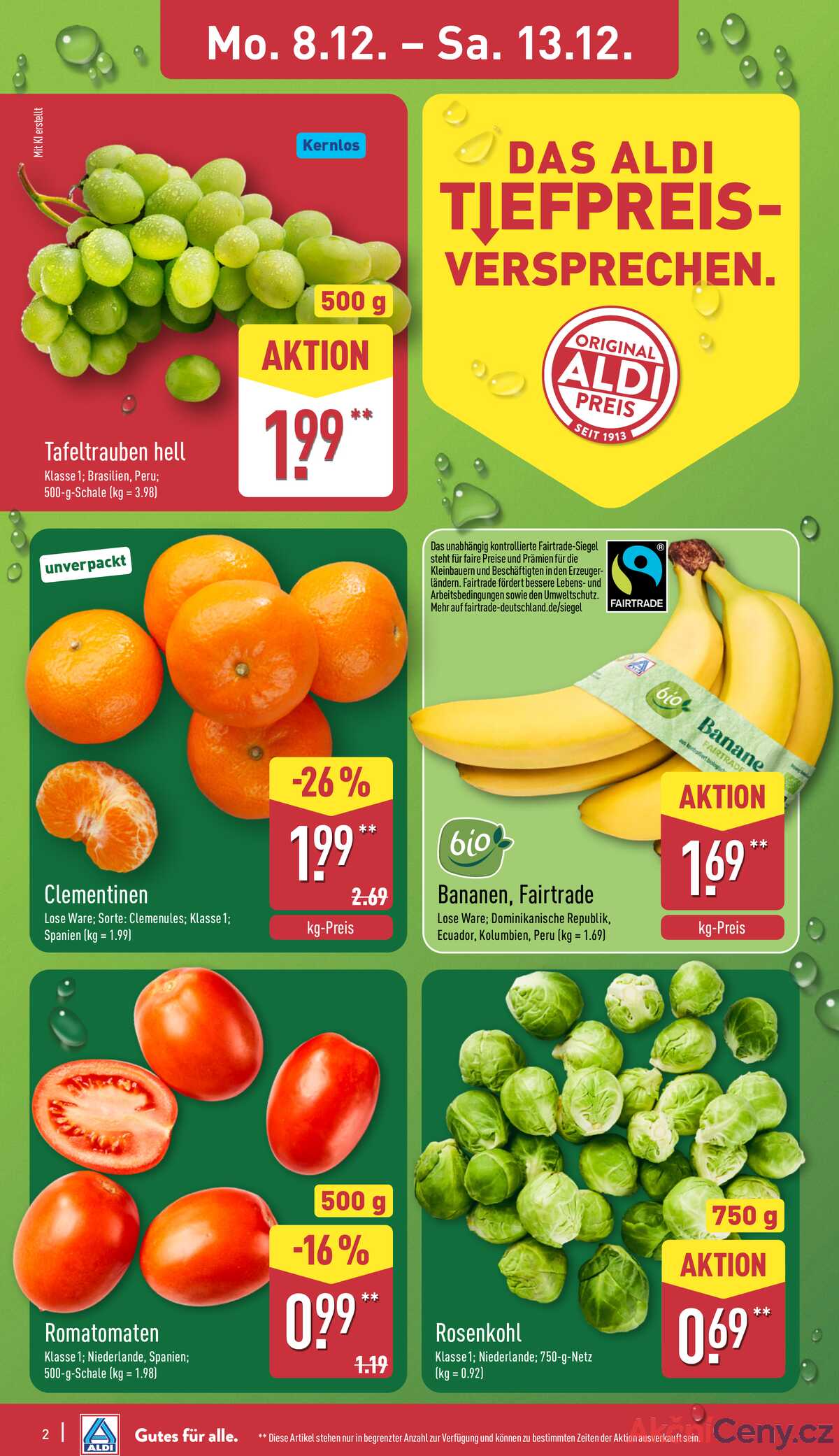 Leták ALDI Německo 8.12.-14.12.2025 strana 2