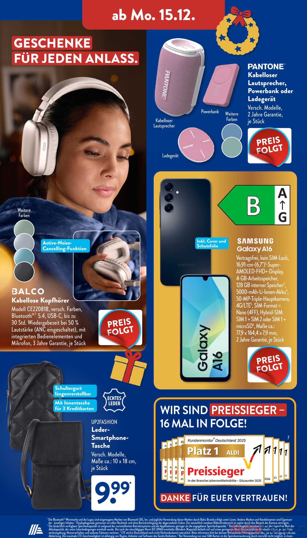 Leták ALDI SÜD Německo 15.12.-21.12.2025 strana 2