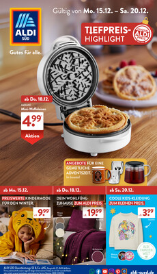 Leták ALDI SÜD Německo 15.12.-21.12.2025
