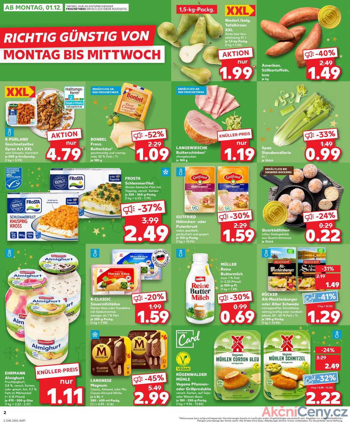 Leták Kaufland Německo 30.11.-3.12.2025 strana 2