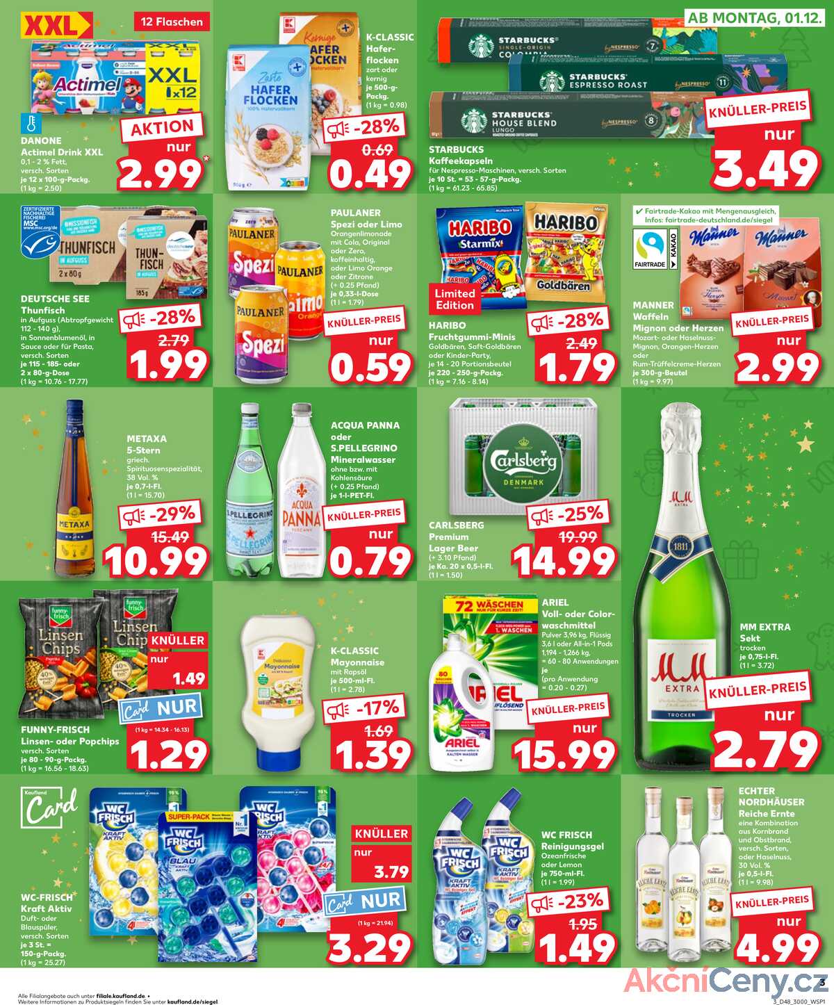 Leták Kaufland Německo 30.11.-3.12.2025 strana 3