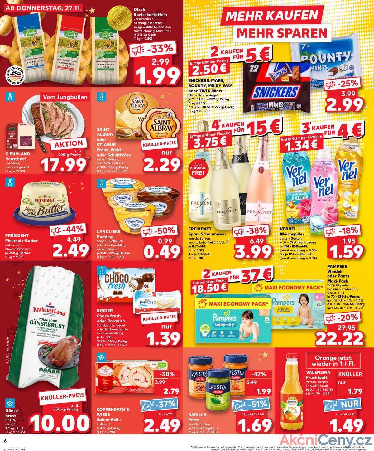 Leták Kaufland Německo 30.11.-3.12.2025 strana 6