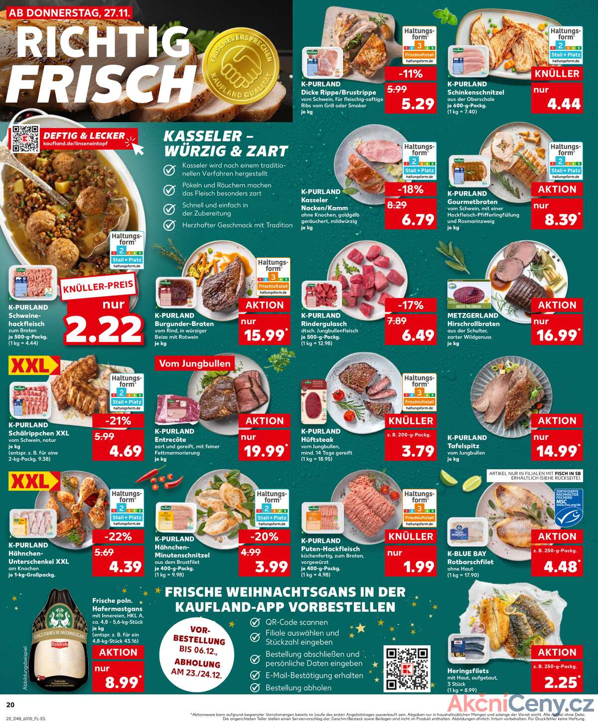 Leták Kaufland Německo 30.11.-3.12.2025 strana 20