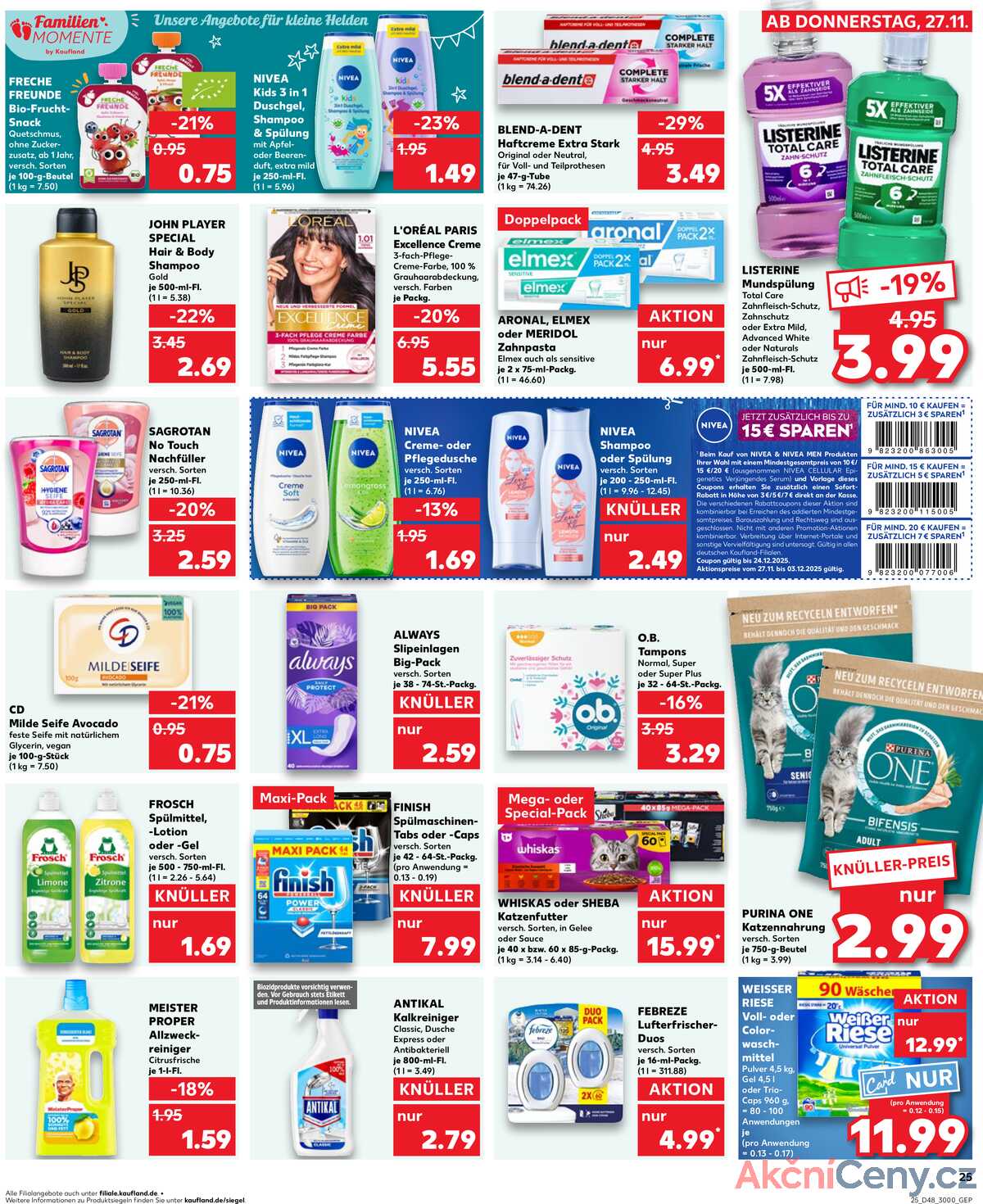 Leták Kaufland Německo 30.11.-3.12.2025 strana 25