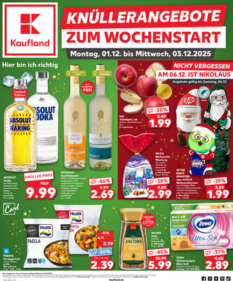 Leták Kaufland Německo 30.11.-3.12.2025