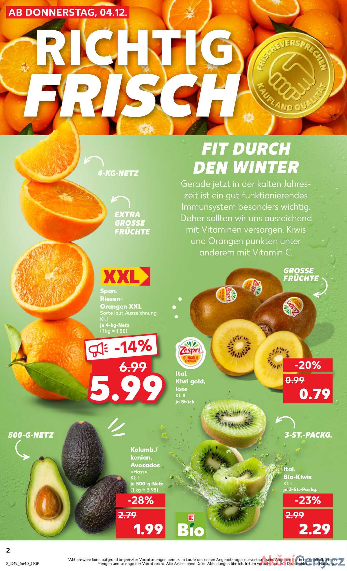 Leták Kaufland Německo 4.12.-10.12.2025 strana 2