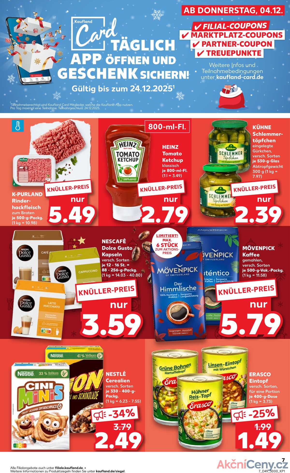 Leták Kaufland Německo 4.12.-10.12.2025 strana 7