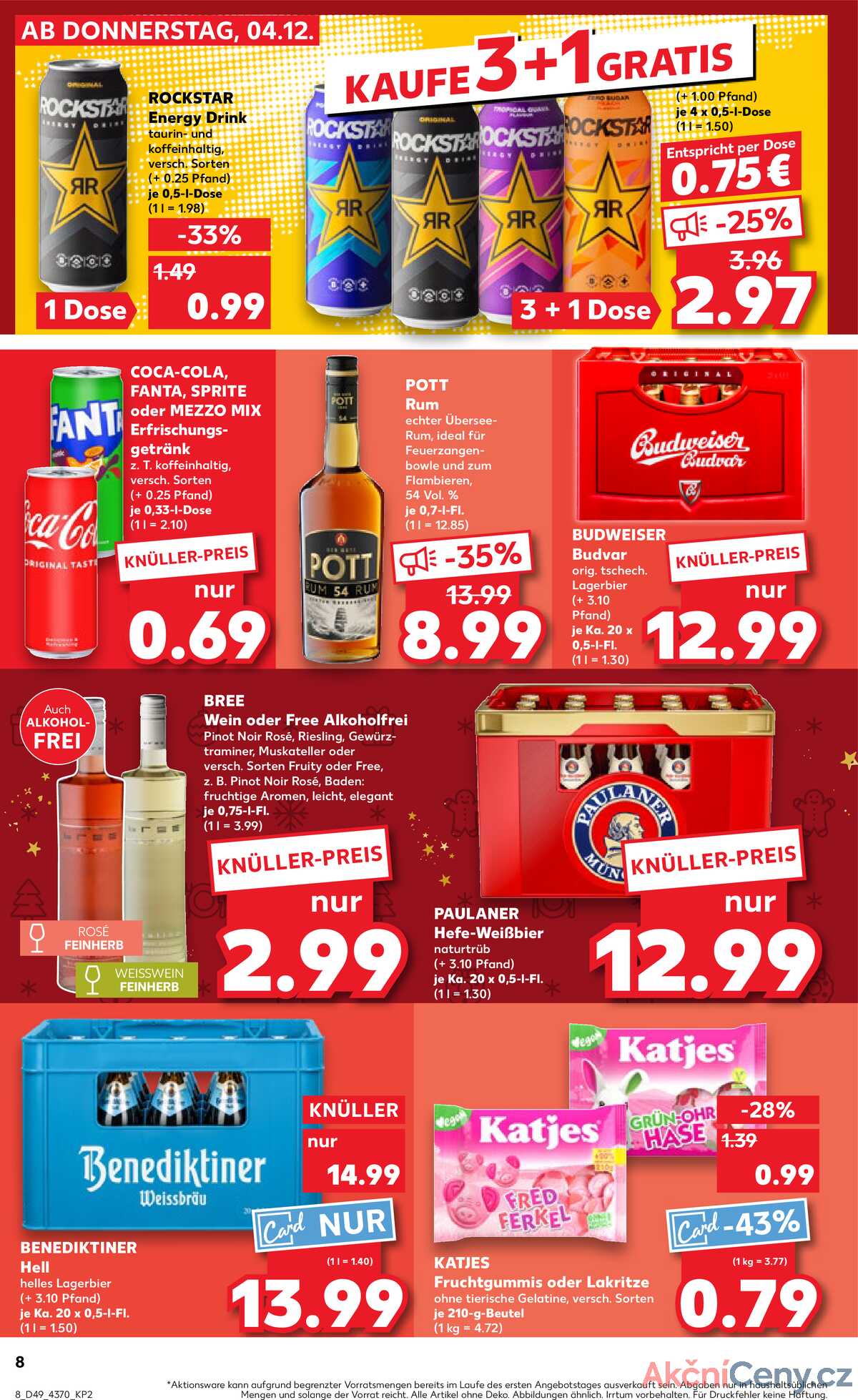 Leták Kaufland Německo 4.12.-10.12.2025 strana 8
