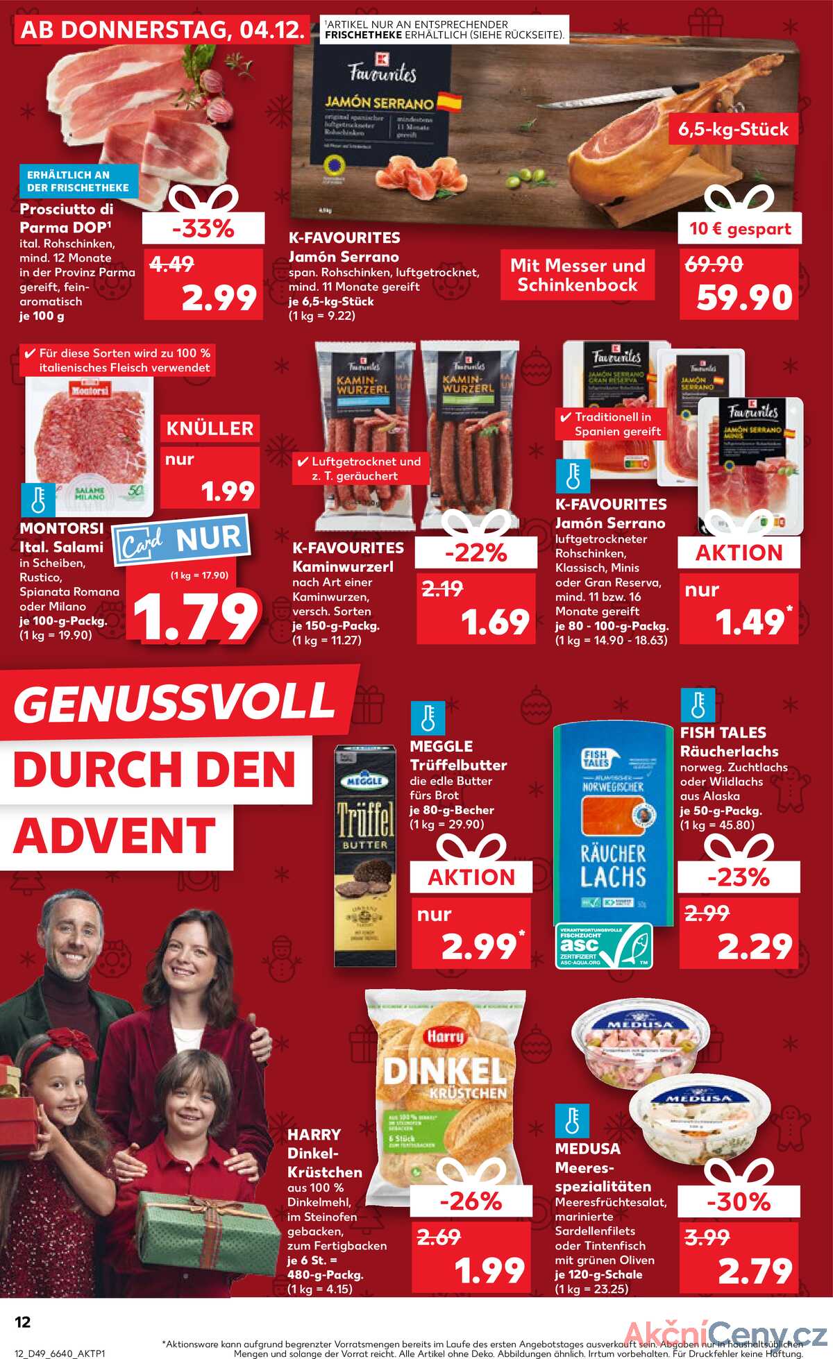 Leták Kaufland Německo 4.12.-10.12.2025 strana 12