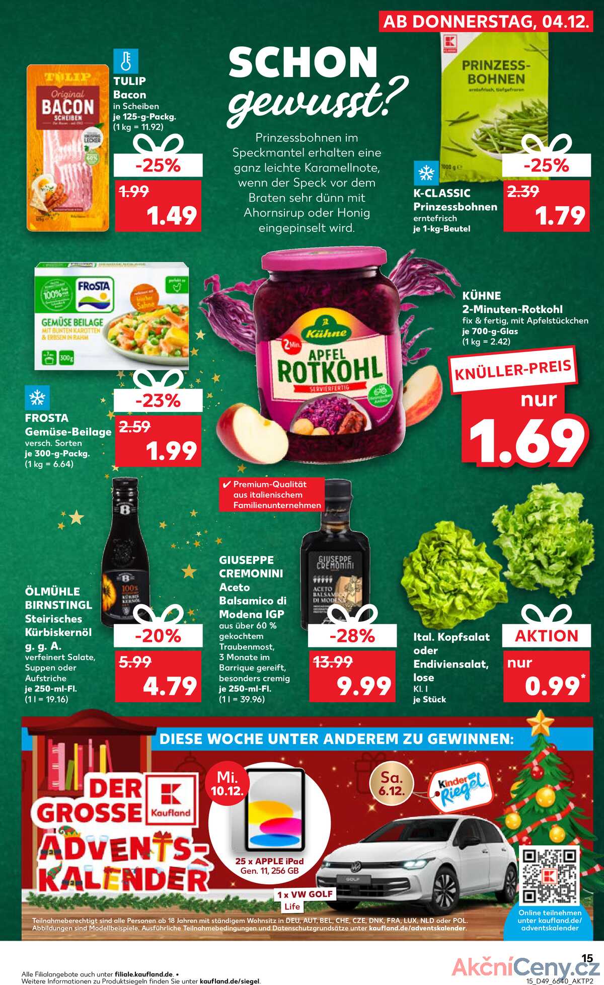 Leták Kaufland Německo 4.12.-10.12.2025 strana 15